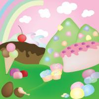 Candy Land - Illustration Other - By Christiana K, 2D Other Artist