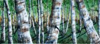 The Sentinels - Watercolor Paintings - By Marisa Gabetta, Impressionist Painting Artist
