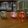 Mosaic Votives - Glass Mixed Media - By Mary Hollis, Mixed Media Mixed Media Artist