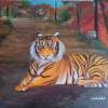 Tig - Oil Paintings - By Elizabeth J White, Traditional Painting Artist