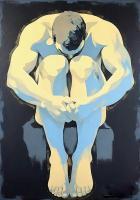 Male Figures - Hidden Depths - Acrylic On Canvas