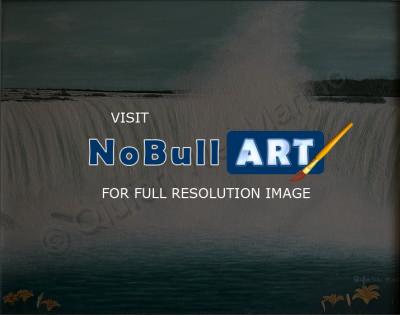 Water Fall - Niagara Falls - Oil On Canvas