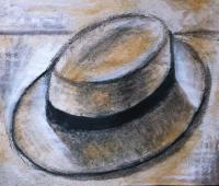 Hat - Mixed Paintings - By Gareth Wozencroft, Classic And Traditional Painting Artist
