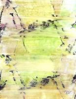 Dissolving - Mixed Media Paintings - By Anna Helena Fisher, Abstract Painting Artist
