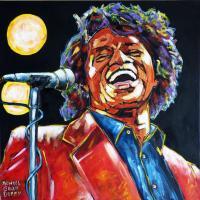 James Brown - Acrylic Paintings - By Michael Gavan Duffy, Contemporary Painting Artist