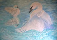 Winged Wonders - Of Wings And Water - Colored Pencil