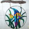 Angelfish - Glass Overlay Paintings - By Kim Miller, Casual Painting Artist