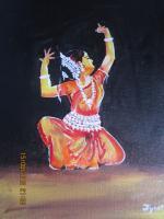 Odishi - Acrylic Paintings - By Jyoti Mahapatra, Acrylic On Canvas Painting Artist