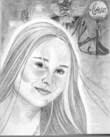 Self Portrait - Pencil Drawings - By Ashley Croft, Drawing Drawing Artist