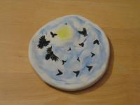 Lets Fly As One To The Sun - Clay Paintings - By Kenlyn Castellanos, Clay Paintings Painting Artist