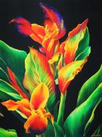 Floral - Floral Radiance - Silk Painting