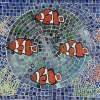 Sealife - Mosaic  Acrylic On Tiles Ceramics - By Becky Lindsay, Marine Life Ceramic Artist