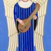 Singing Angel Playng A Lute - Multi Media Other - By Mark Obryan, Medieval European Other Artist