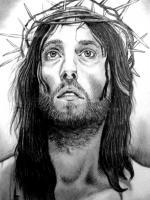 Jesus Christ - Paper Drawings - By Ronald Fernandes, Pencil Sketch Drawing Drawing Artist