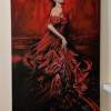 Women In Red - Oil On Canvas Paintings - By Florian Wagner, Realism Painting Artist