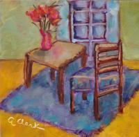 Table For One - Oil Paintings - By Anna Clark, Still Life Painting Artist