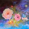 Sleeping Fairy - Oil Paintings - By Camelia Elena, One Stroke Painting Artist